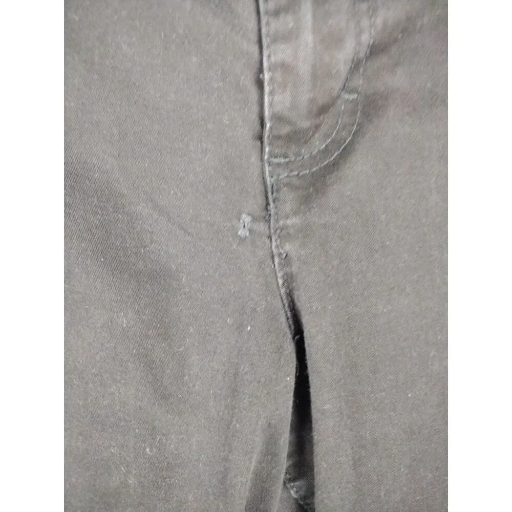 Gloria Vanderbilt Amanda Tapered Pants Black Mid Rise Size 14‎ Stretch Cotton